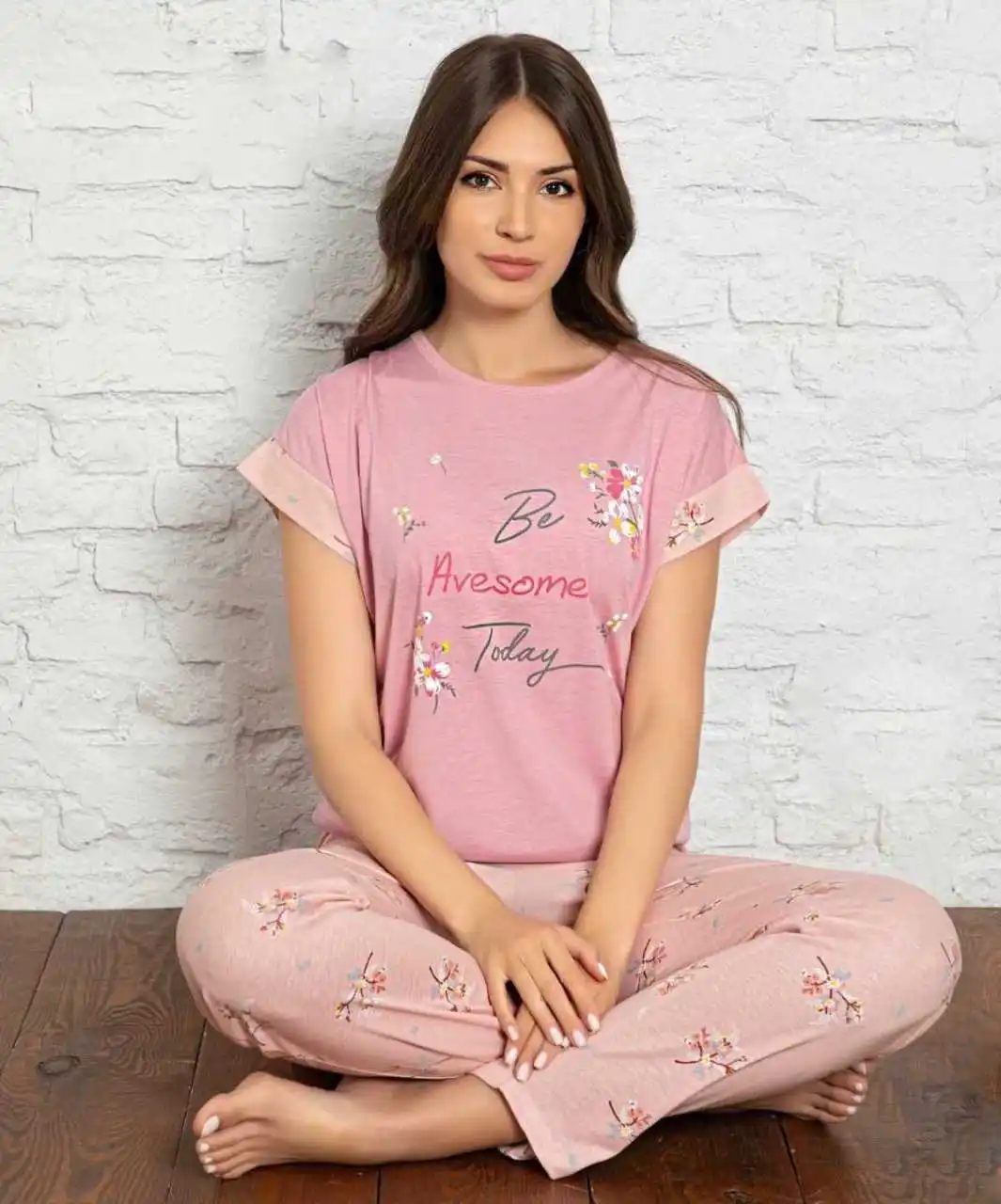 

Pajamas Set Women's Short Sleeve Free Shipping New Season High Quality Summer