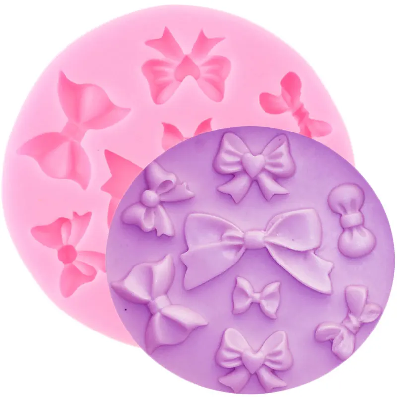 DIY Butterfly Silicone Mold Flower Bows Fondant Chocolate Candy Epoxy Resin Molds Cake Decorating Tools Kitchen Accessories | Дом и сад