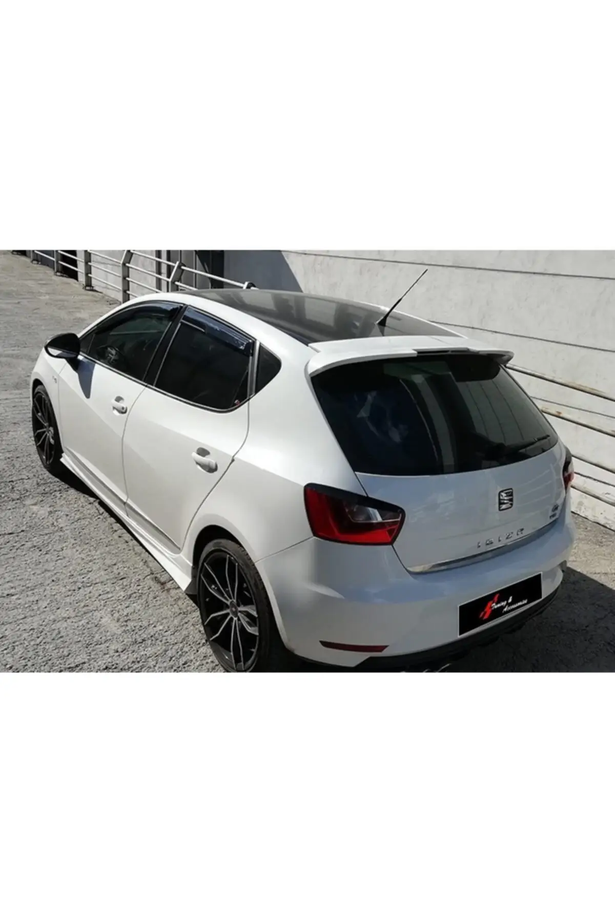 

Ibiza Cupra 4 двери высокое качество Пластик Неокрашенный спойлер Abarth спойлер