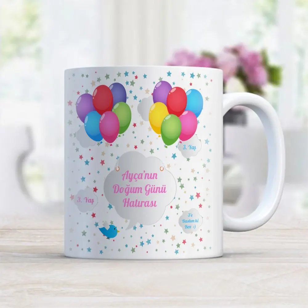 

Personalized Birthday Souvenir White Mug Cup-1