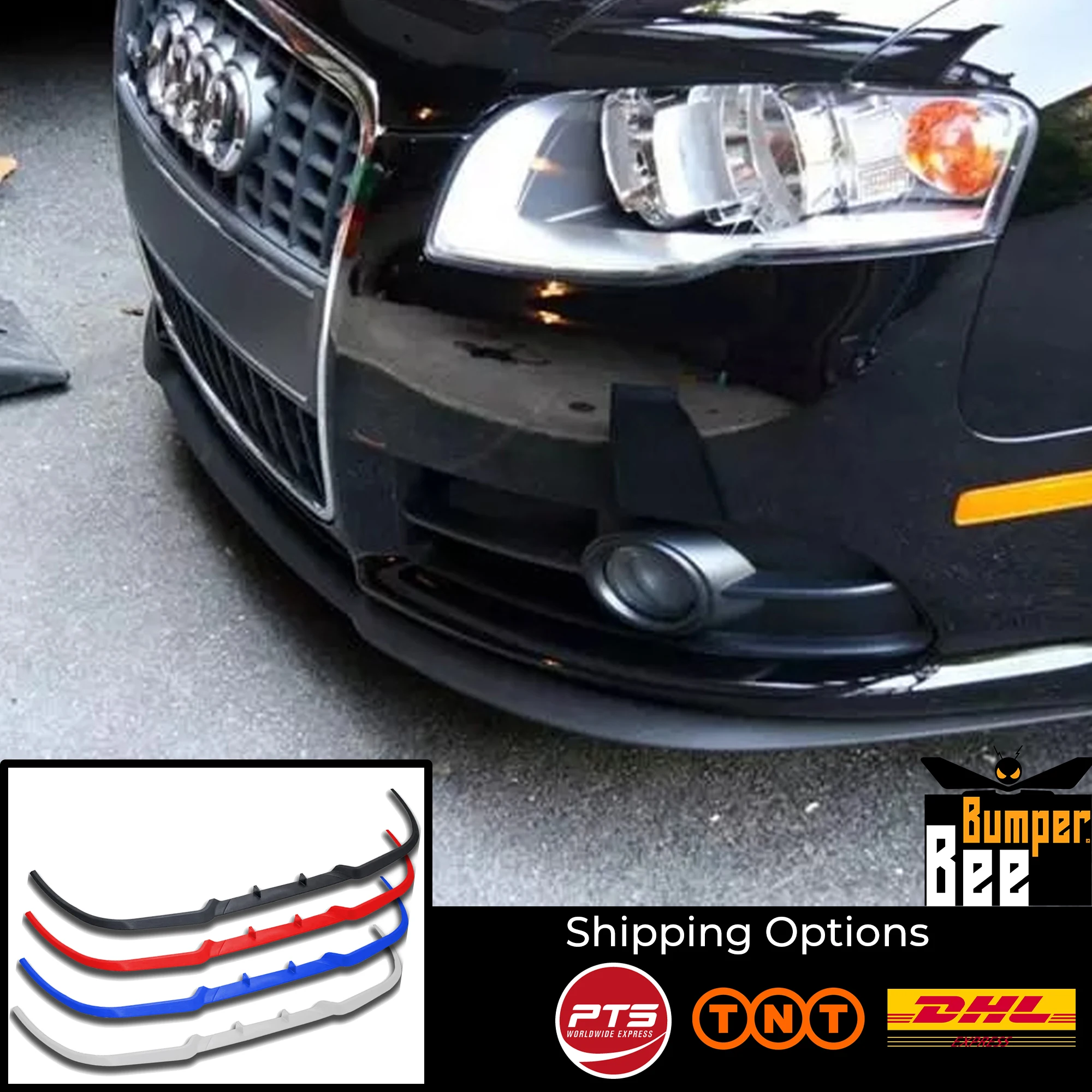 3 шт. передний спойлер для AUDI A4 / S4 RS4 B7 CUPRA R | Автомобили и мотоциклы