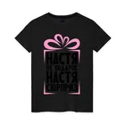 Женская футболка хлопок Настя не подарок