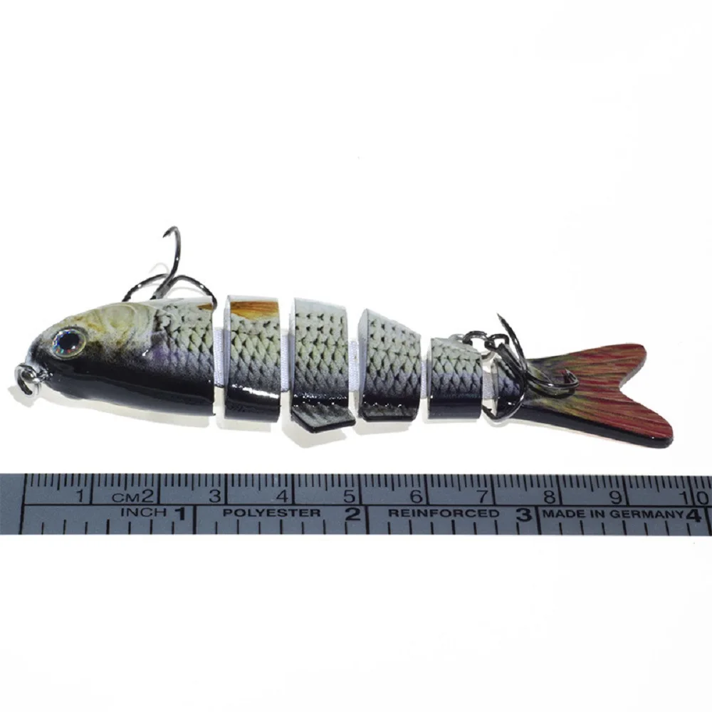 

Fishing Lures 10cm 17g Minnow Bionic Multi-section Lure Rattling High Quality Crankbait Wobbler Rotating Trolling Fishing Tackle