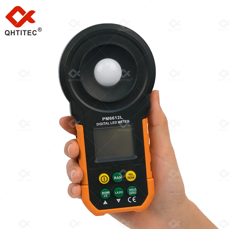 Цифровой аналоговый осветительный прибор QHTITEC PM6612L с ЖК-дисплеем измеритель