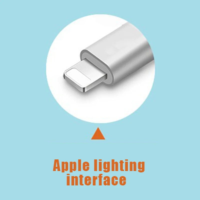 Apple interface Мобильный телефон мини USB вентилятор Путешествия Портативный охлаждающий вентилятор для Micro iPhone 5 6 6S 7 Plus 8 X для Android тип-c цвет случайным образом - Цвет: Apple interface
