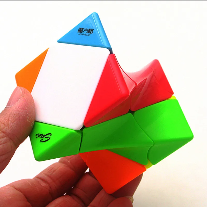 QiYi MoFangGe twisty skew cube QIYI переплетенный магический куб Speed игрушки волшебные кубики