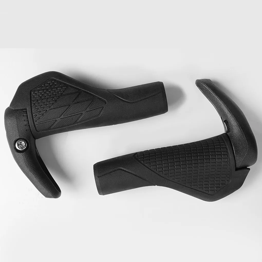 

1 Pair Bicycle Grips TPR Rubber Integrated MTB Cycling Hand Rest Mountain Bike Handlebar Casing Sheath Shock Absorption