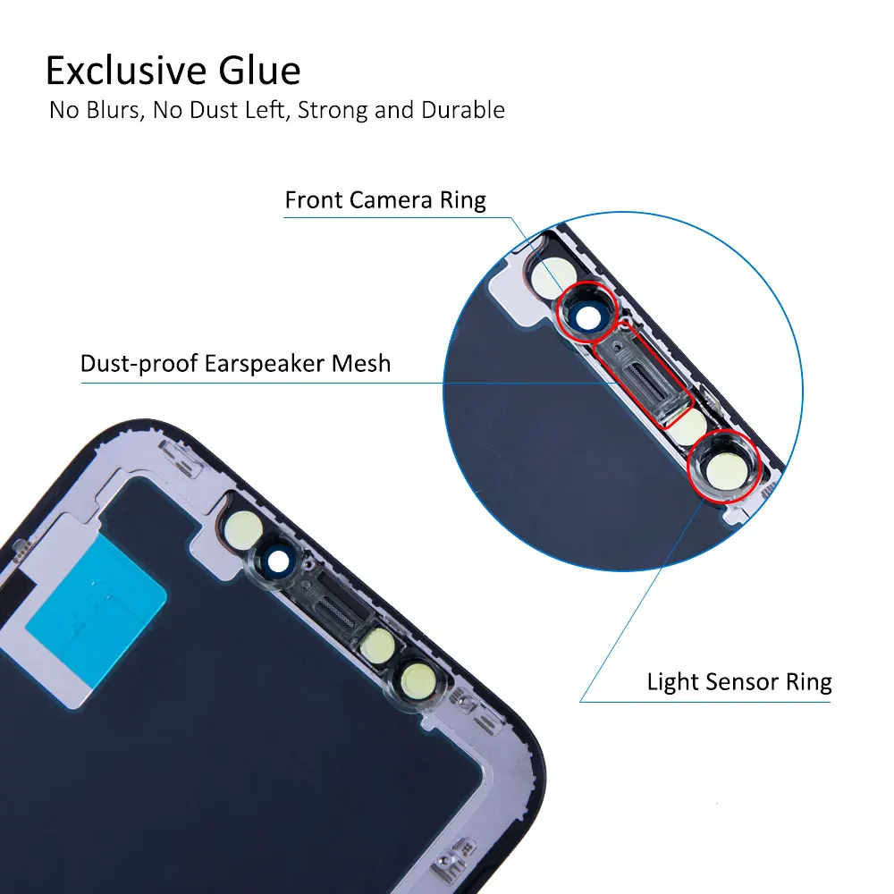 ЖК-экран Elekworld для iphone X XS OLED TFT сменный без битых пикселей с 3D сенсорным