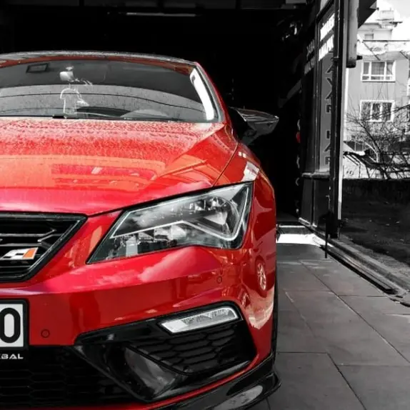 Зеркальный чехол для Seat Leon Mk3 5F FR Cupra 2012 2019 аксессуар яркий черный с Бэтменом