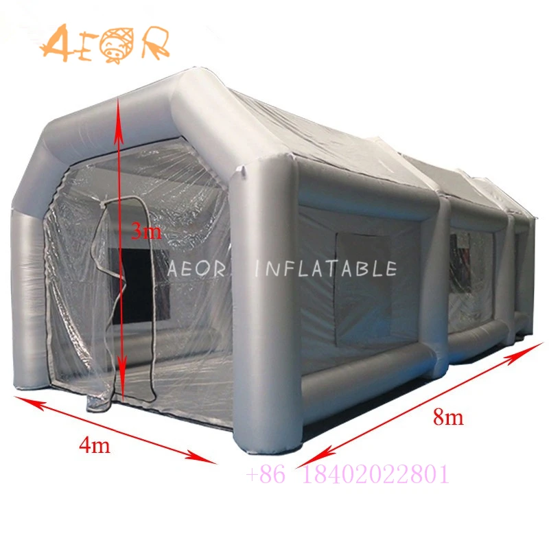 Коммерческая надувная покрасочная камера автомобильная подержанная палатка по