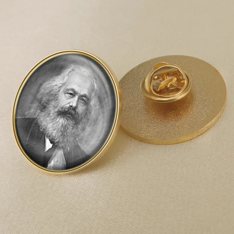 

The Great Man Marx/Friedrich Engels/Lenin/Stalin/Mao Zedong Brooch/Badges/Lapel Pins
