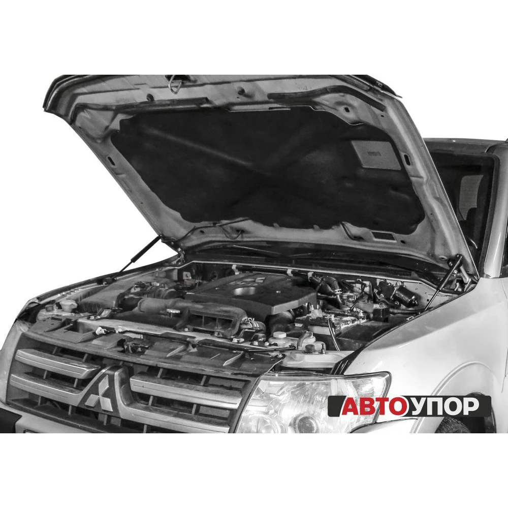 Для Mitsubishi Pajero IV 2006- Газовые упоры (амортизаторы) капота АвтоУпор (UMIPAJ012) |