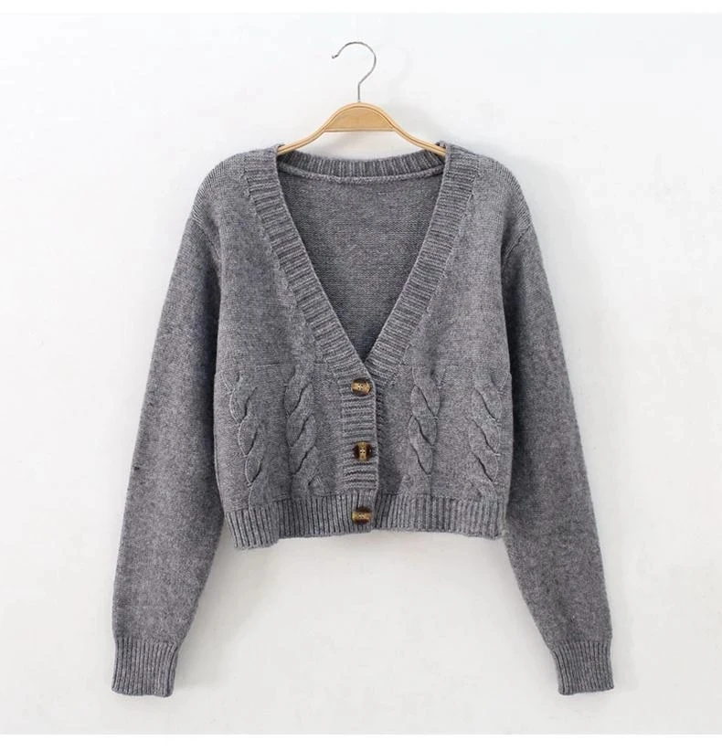 

2021 autumn new men's casual knitted sweater solid color cardigan thin coat classic style