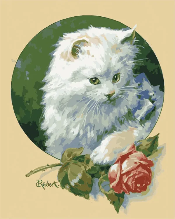 Картина по номерам Премиум: Портрет кошки|Картины номерам| |