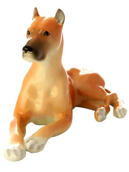 Скульптура &quotДог&quot Императорский фарфоровый завод |
