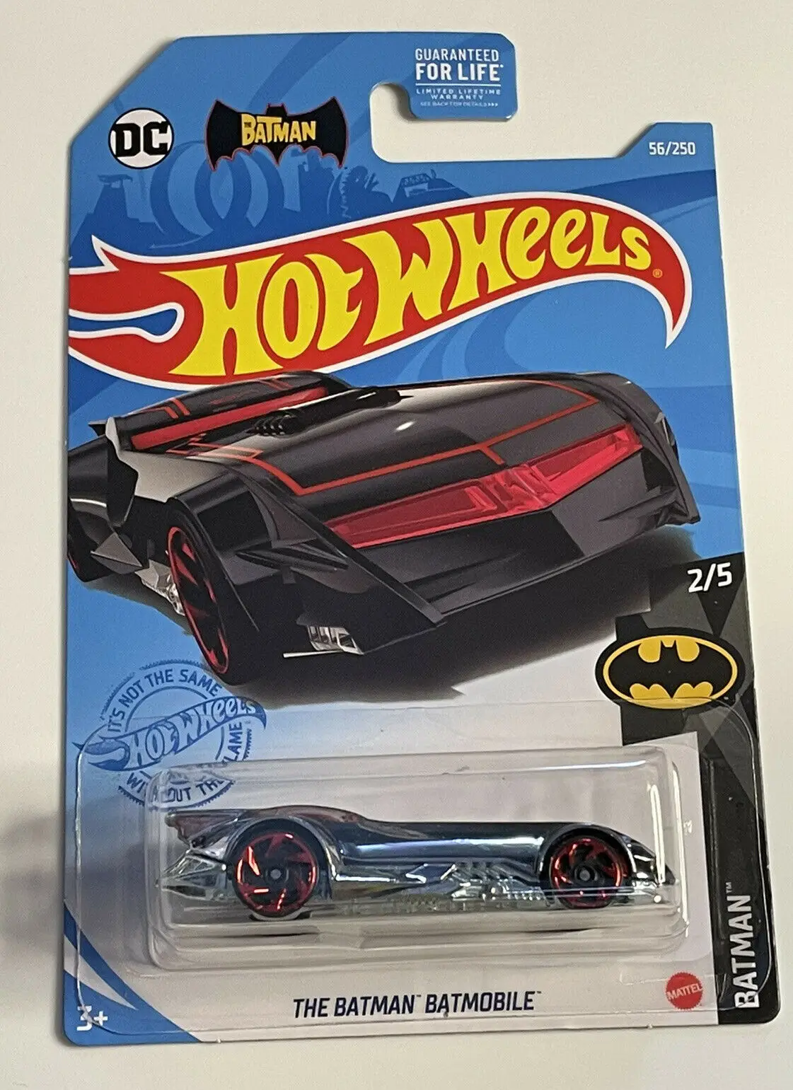 

Hot Wheels THE BATMAN BATMOBILE Chrome Mainline 1/64 Metal Diecast Cars Collection Toy Vehicles