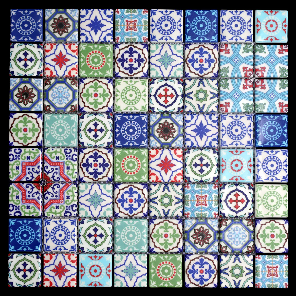

1M2 (10 PCS TILES) b and q mosaic tiles
