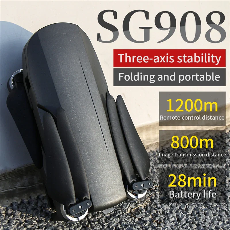 2021 новый sg908 дрон 3 осевому гидрос