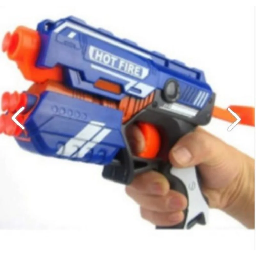 Игрушечный пистолет Nerf Sponge Ranged Bullet Shooter Калибр Натуральный горячий огонь Дети