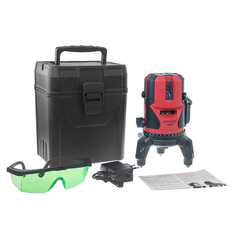 Laser level green beam 360 degree infiniter cl3-g. Level laser leveling | Инструменты