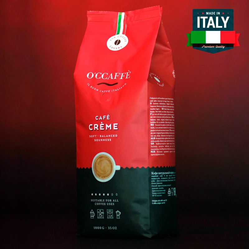 Кофе в зернах O&#x27CCAFFE Cafe Creme 1 кг | Продукты