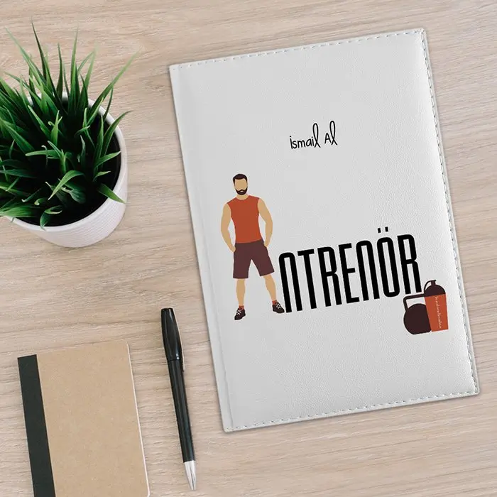 Персонализированный Профессиональный Тренер 2020 белый кожаный Органайзер 2| |