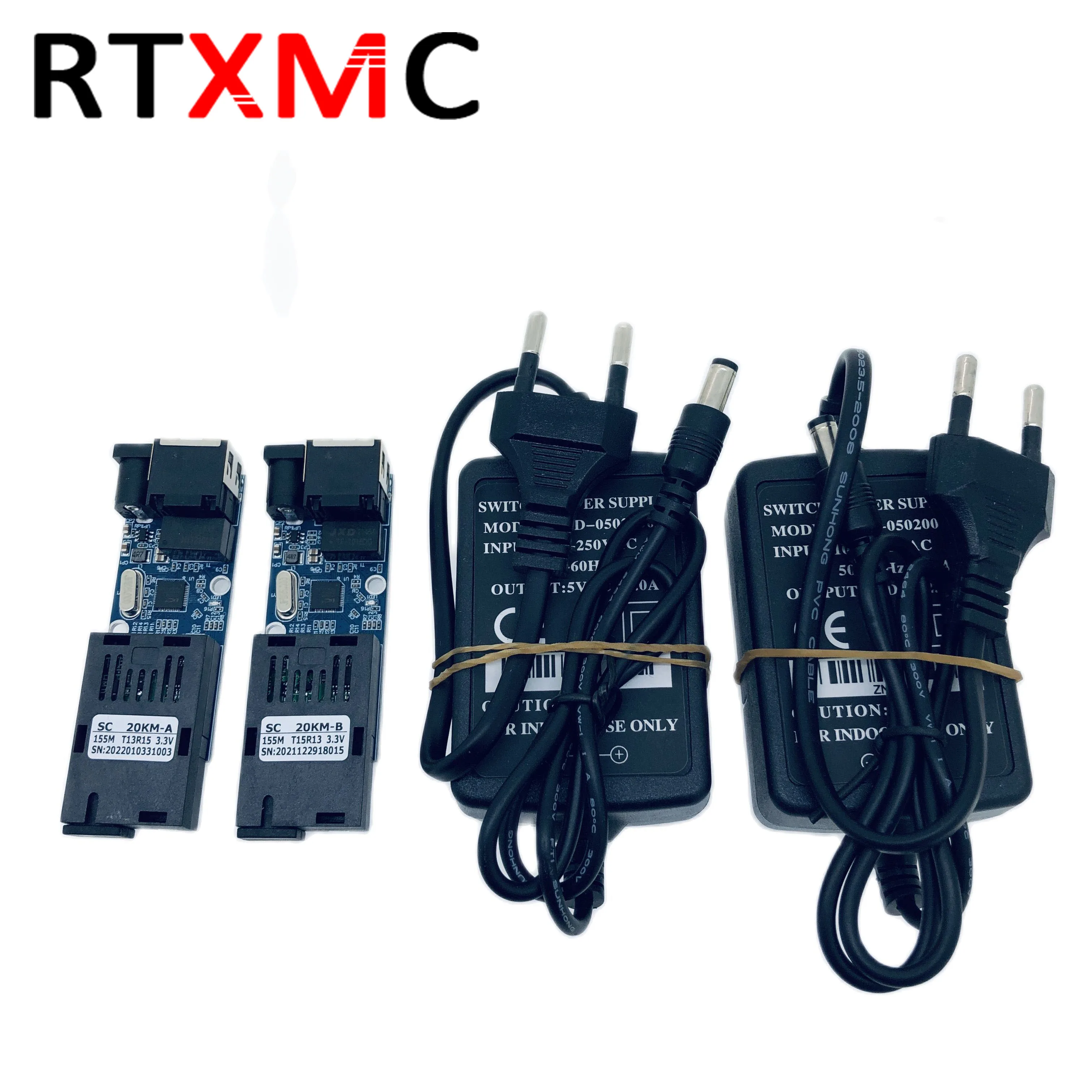 10 пар PCBA MINI Размер 10/100 Мбит/с плата 1F1E Ethernet трансивер 1SC 1RJ4 5 портов волоконный