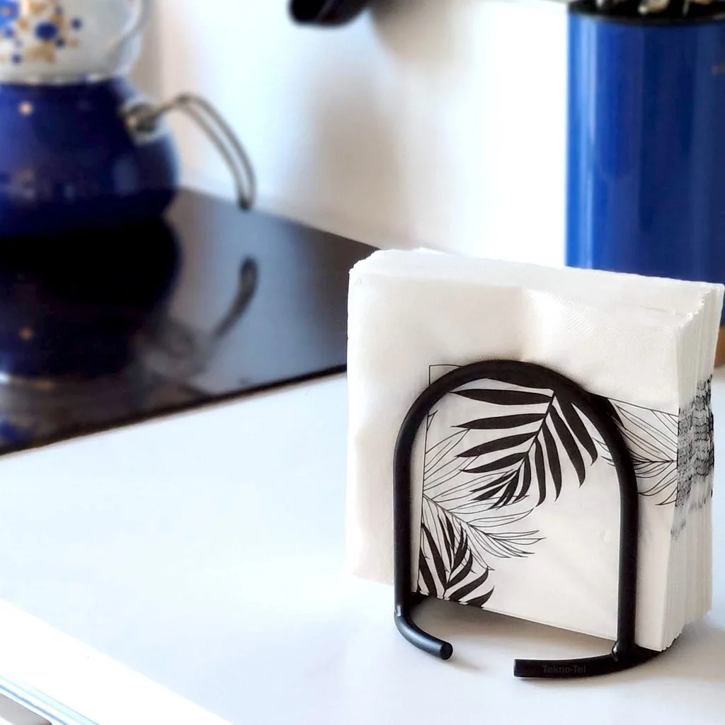 

NAPKIN HOLDER CUTTING BOARD POTS LID STAND ORGANISER METAL KITCHEN ACCESSORIES AND ORGANIZOR Для Кухни TEKNOTEL MG308