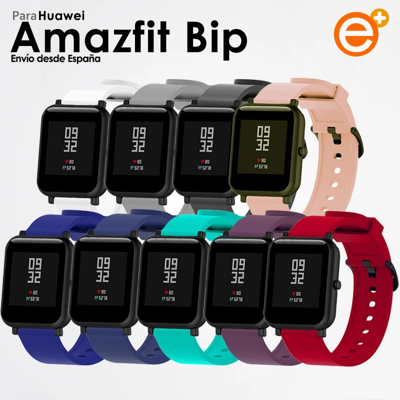 Cinturino Amazfit Bip Braccialetto Di Ricambio Orologio Flessibile In Silicone Smart Sport Band Bracciale Di Ricambio Morbido Impermeabile