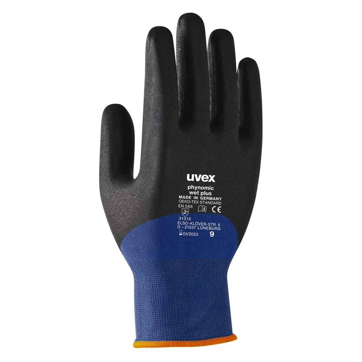 5 шт. защитные перчатки Uvex Phynomic 60061 Wet Plus | Безопасность и защита