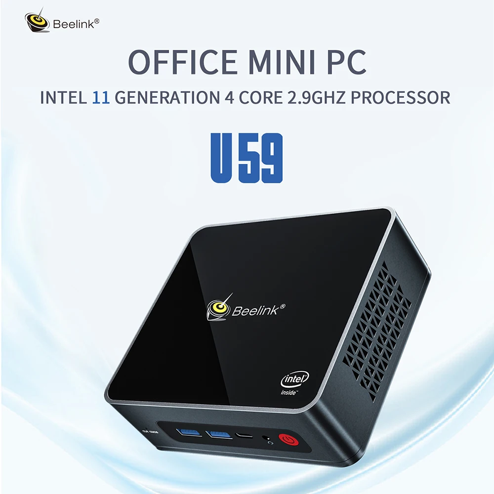 Beelink U59 Windows 11 мини ПК Intel N5095 DDR4 8 Гб 16 256 ГБ 512 SSD 1000M LAN BT4.0 Настольный игровой