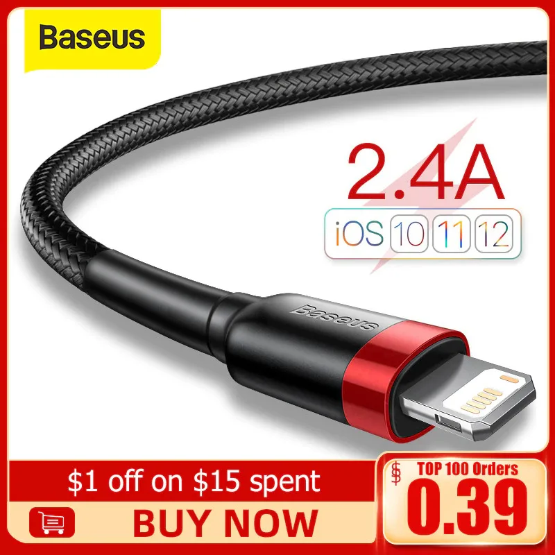 

USB Cable for iPhone 12 11 Pro Max Xs X 8 Plus Cable 2.4A Fast Charging Cable for iPhone 7 SE Charger Cable USB Data Line