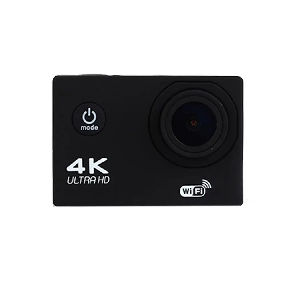 black Распродажа, портативная экшн-камера, Спортивная камера, 4 K, Full HD, водонепроницаемая, 2 дюйма, LTPS экран, 1080 P, DV видеокамера с wifi аксессуарами - Цвет: black