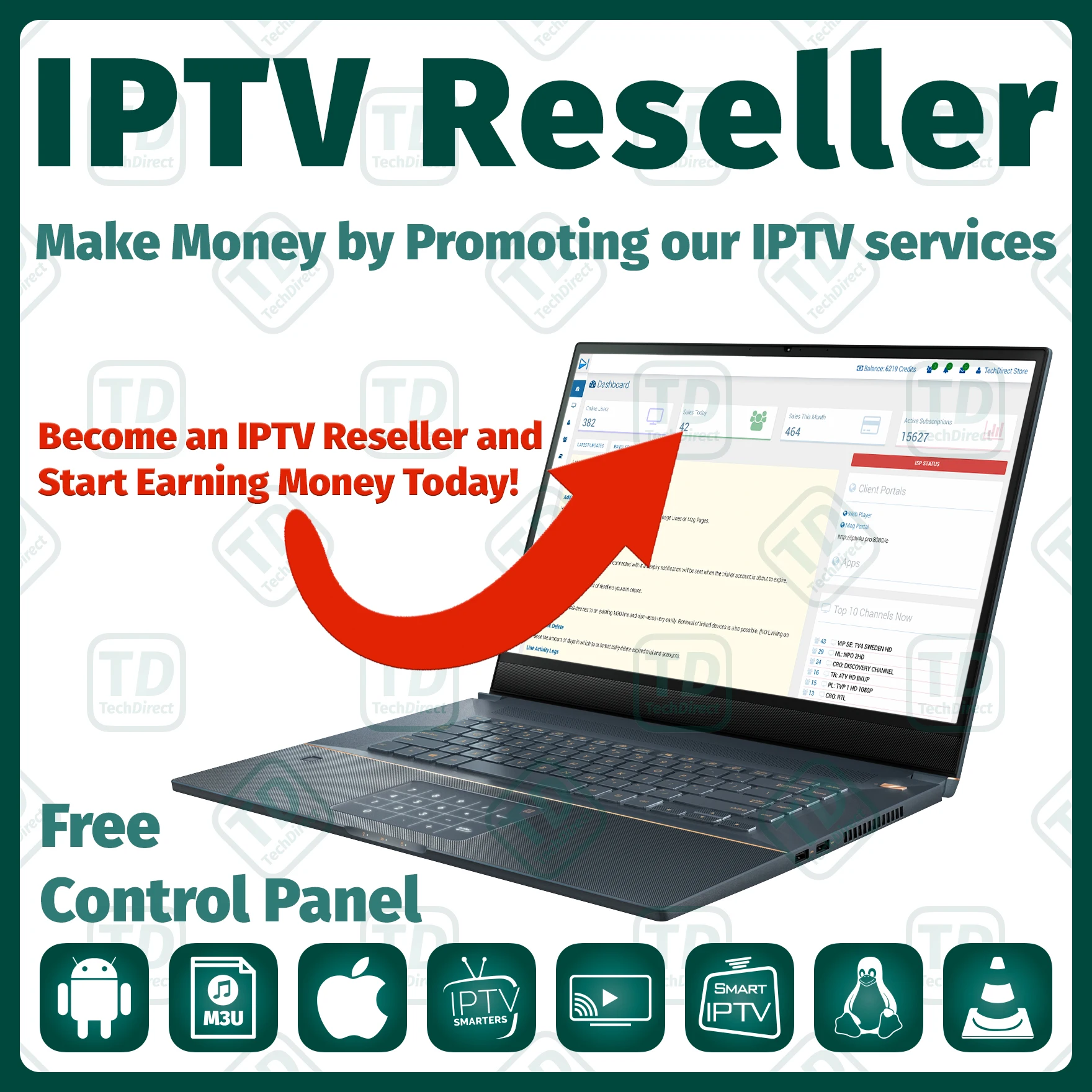 Мировое IPTV панели управления реселлера кредиты содержит 10000+ Live IP ТВ реселлеров Швеции Nederland Испания Израиль Швейцария android