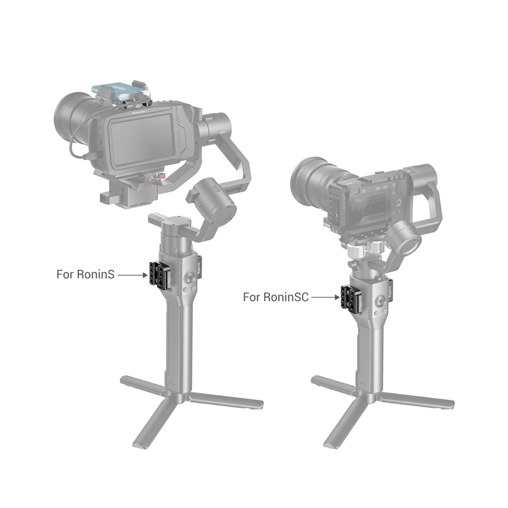 SmallRig 2 шт. Монтажная пластина для DJI Ronin S ручная Карданная с направляющими Nato и