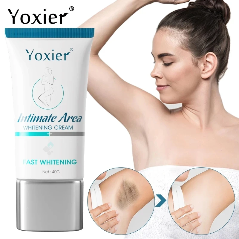 

Yoxier Intimate Area Whitening Cream Brighten Repair Armpit Elbow Buttocks Moisturizing Nourish Nicotinamide Body Skin Care 40g