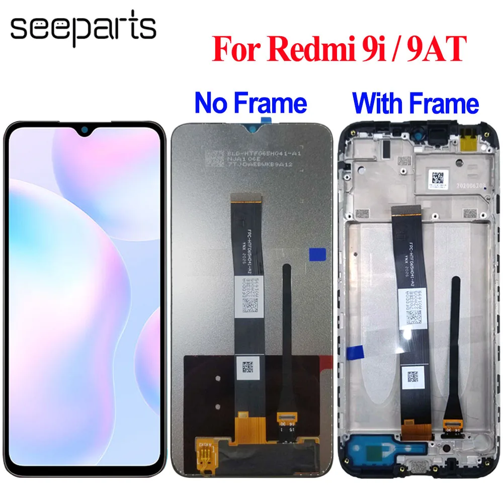 ЖК-дисплей с сенсорным экраном и дигитайзером в сборе рамкой 9AT M2006C3LVG 9i M2006C3LII