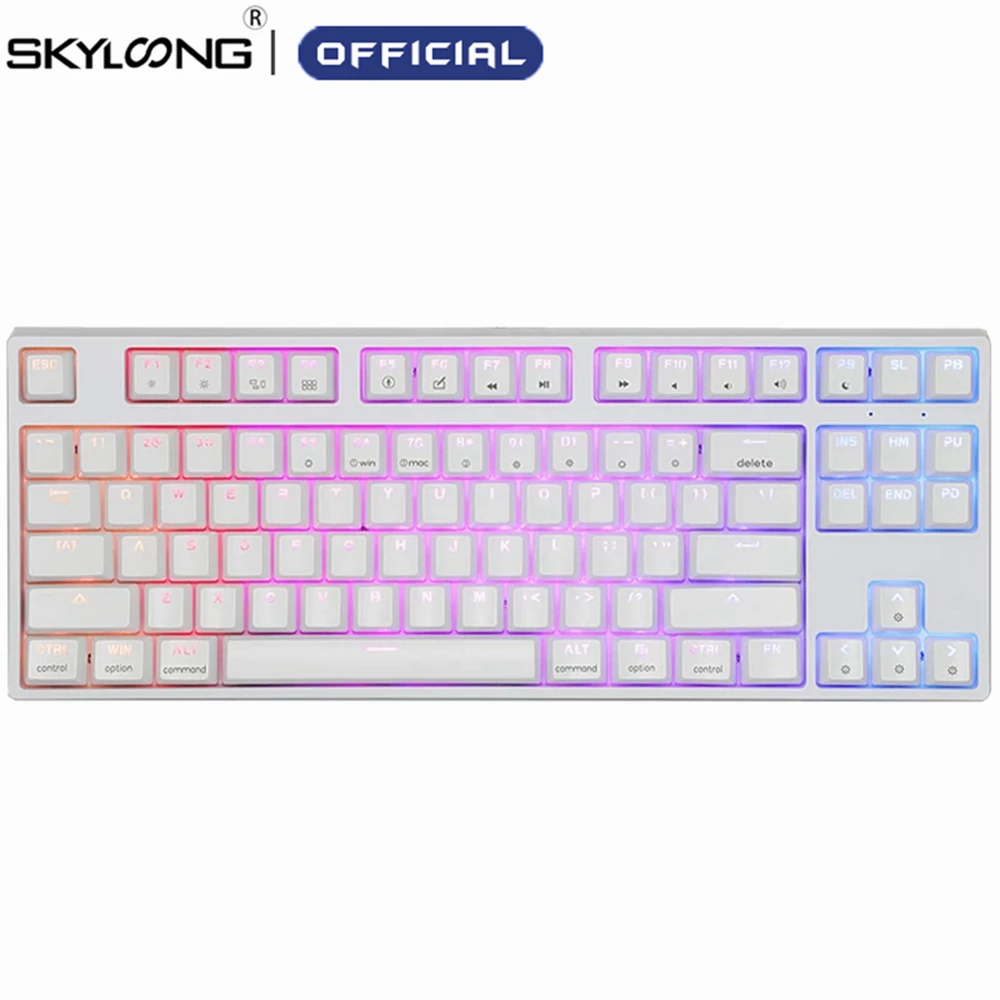Игровая механическая клавиатура SKYLOONG GK87S Hot-swap беспроводная 5 1 Bluetooth ABS игровая для
