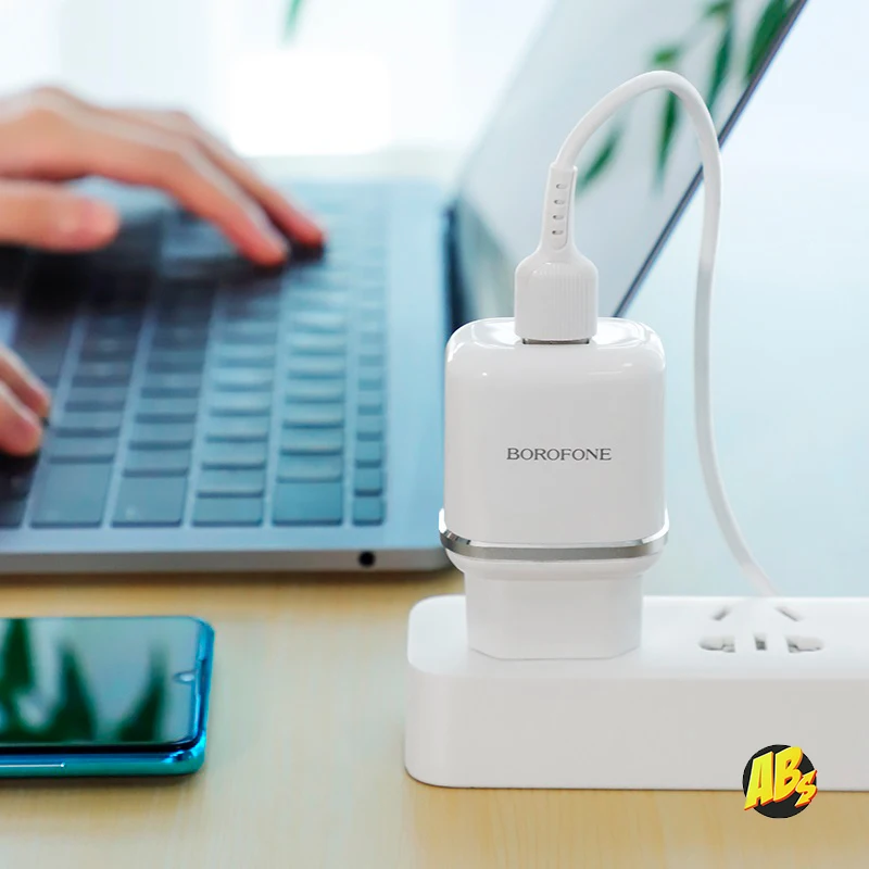 USB зарядный адаптер Borofone QC 3.0 5В 18Вт быстрое зарядное устройство для телефона Samsung