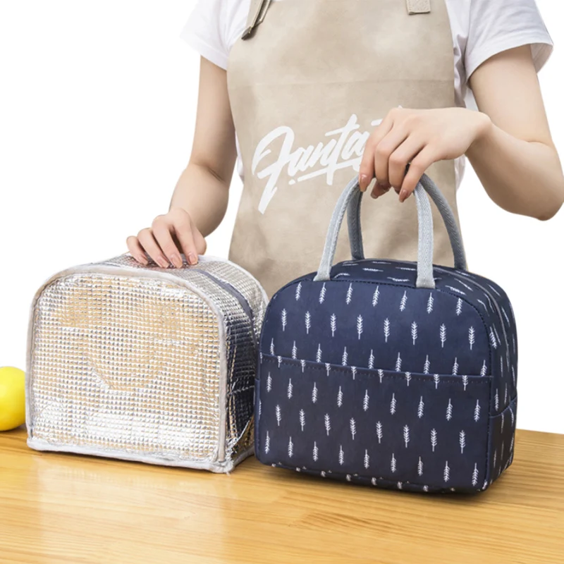Сумка тоут для ланча изолированная коробка контейнер горячих и холодных