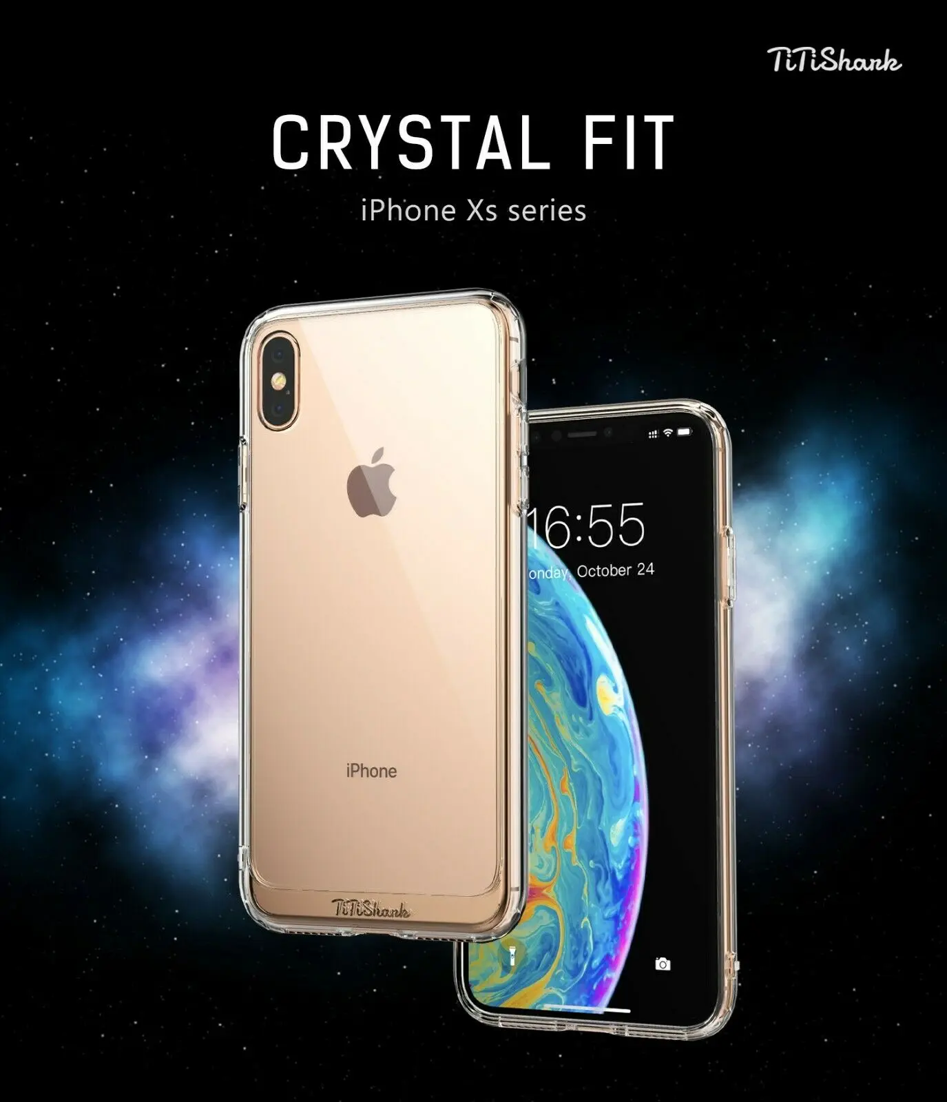 Vertech iPhone X XS чехол для Max XR прозрачный сверхпрочный противоударный Тонкий +