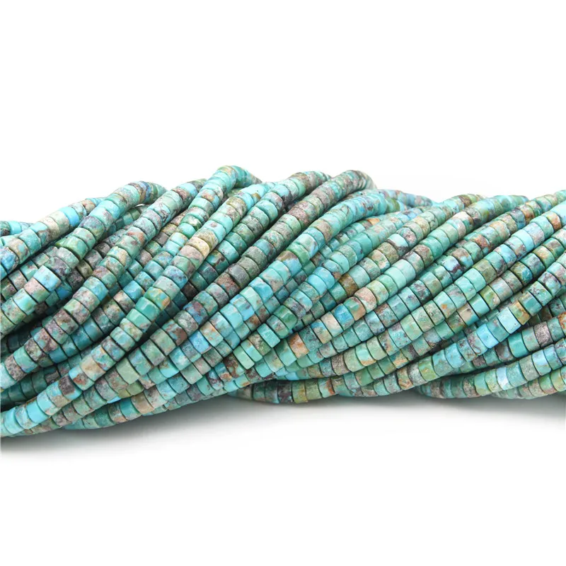 

Natural Turquoise Stone Loose Beads Tube Cylinder 2x3/2x4 mm Jewelrycraft Findings For Making Bracelet Necklace Earrings