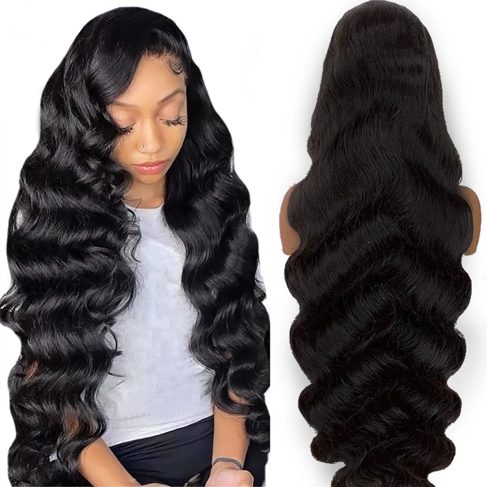 

180% Density Cuticle Aligned Hair Lace Wigs Virgin Body Wave Human Hair Lace Front Wig Brazilian Transparent Lace Closure Wigs