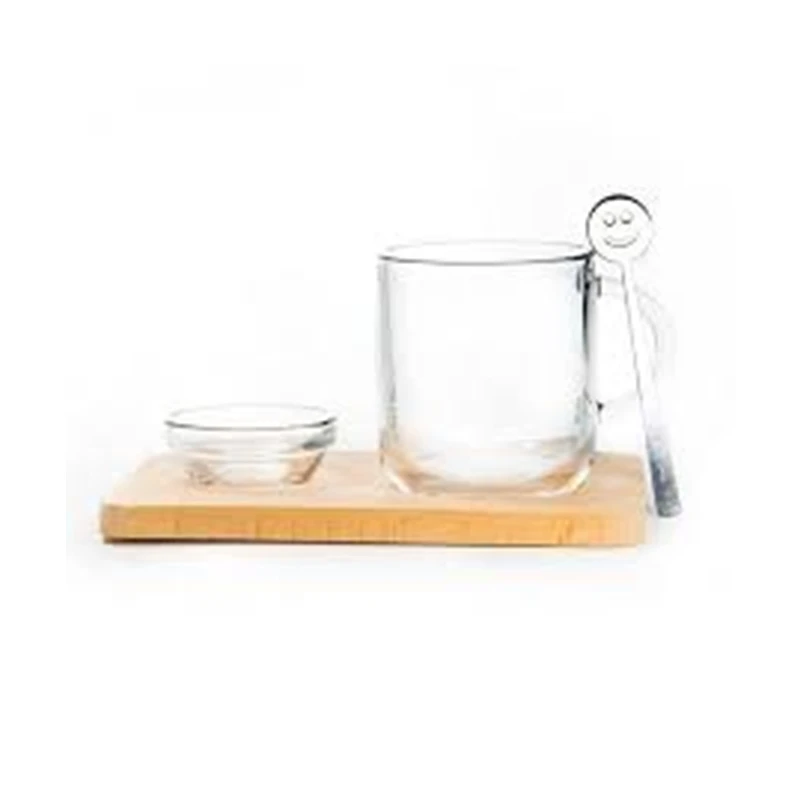 

Wooden Beech Tree Pasabahce Mug Tea Set Single