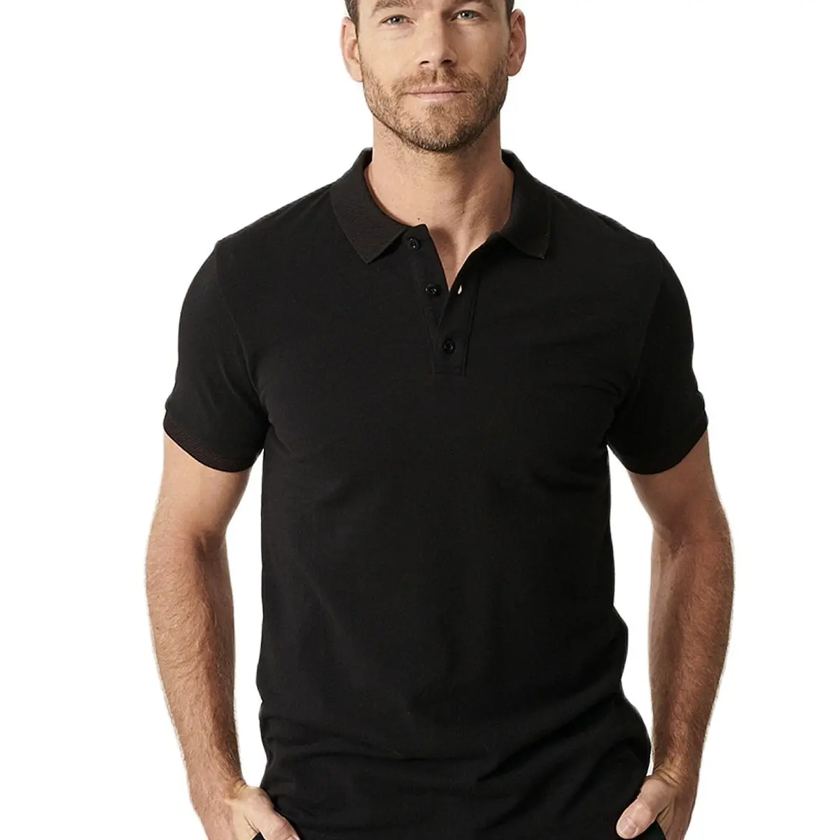 

Male Black-Blue-Khaki Polo Collar, Cepsiz, Slim Fit, Narrow Cut 100 Koton, flat T-Shirt, Casual, Modern, Do Not sweat quality