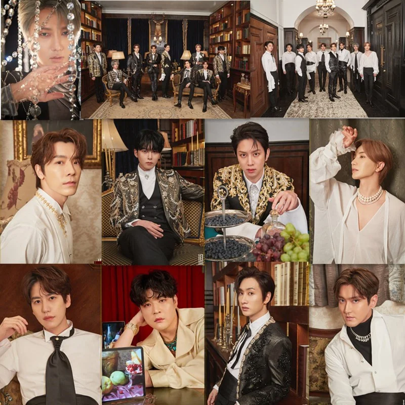 

2 шт./компл. KPOP супер Юниорские наклейки с изображением Lee Teuk HeeChul новые альбомные постеры возрождения для украшения дома