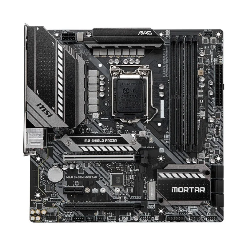 Günstig MSI Aber G B460M Mörtel Gaming Motherboard Matte 10th Gen In Tel Core LGA 1200 Buchse DDR4 CFX Dual M.2 Slots USB 3,2 Gen