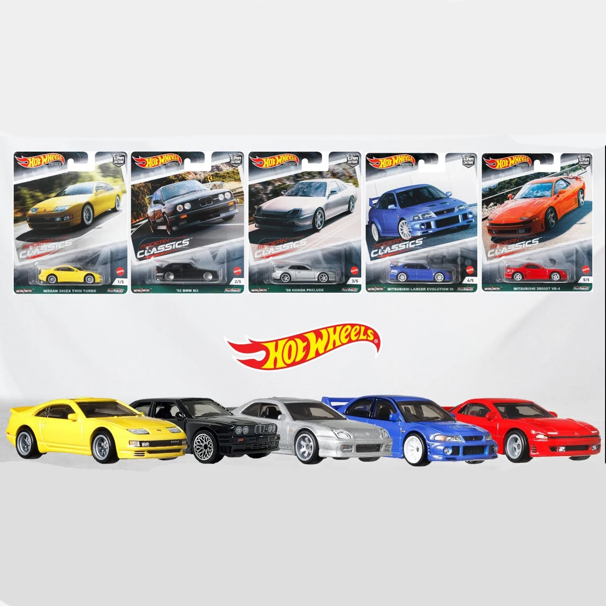 Hot Wheels Car Culture seсовершены современные классические FPY86 ➘ Honda preвстроенная-➒ Bmw