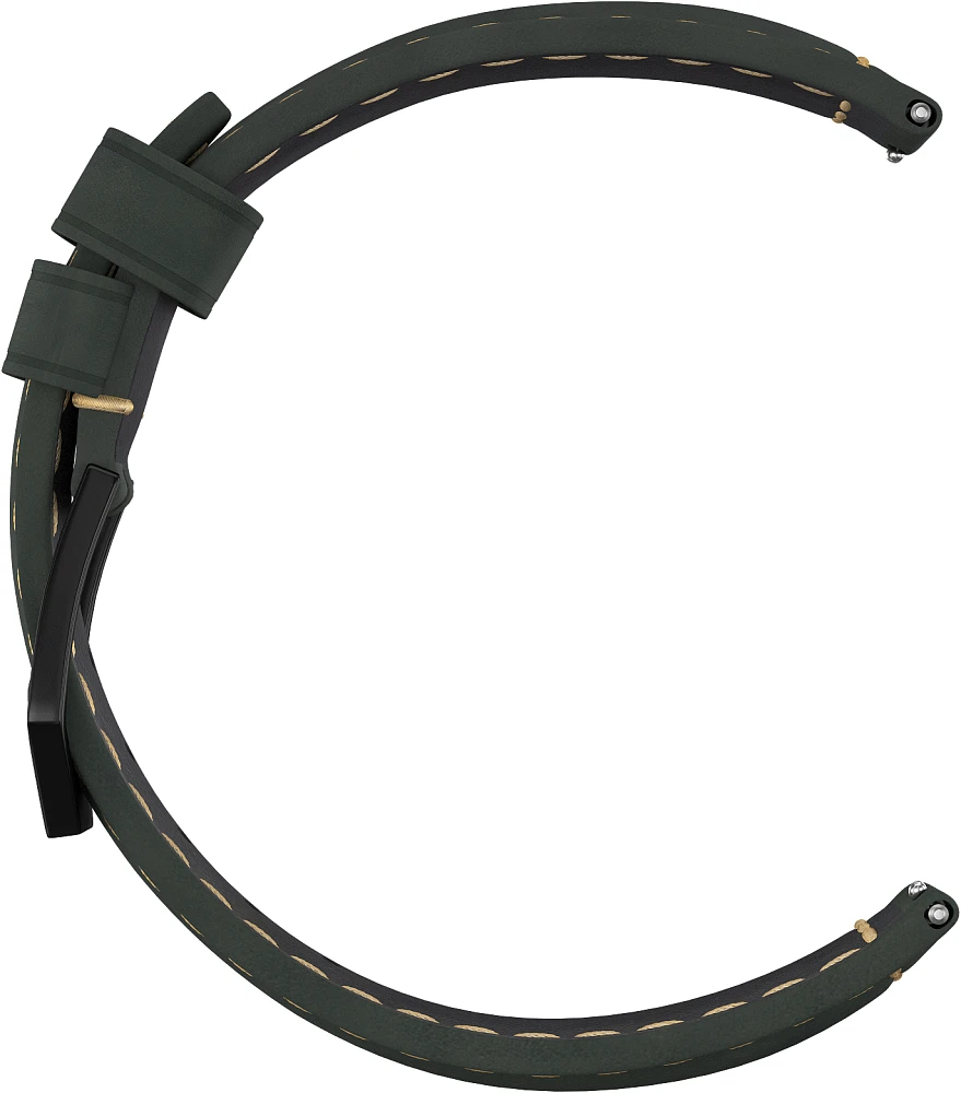 Ремешок замшевый GSMIN Suede 2 Black 20 для Motorola Moto 360 v3 (Зеленый) |
