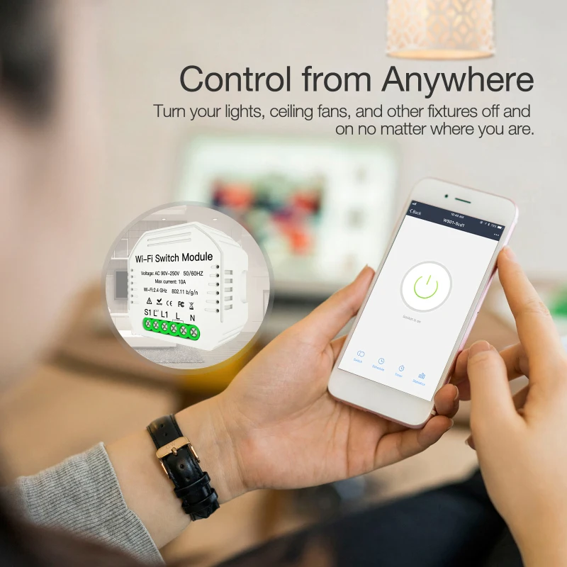 

Smart interruptorWifi Switch module Smart Life Tuya Switch Smart Home Breaker Module Alexa Amazon google home domotica PKewelink